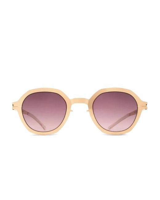 Mykita Pink Maureen Round-Frame Sunglasses
