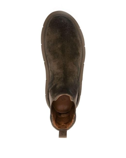 Marsèll Brown Intagliata Suede Boots