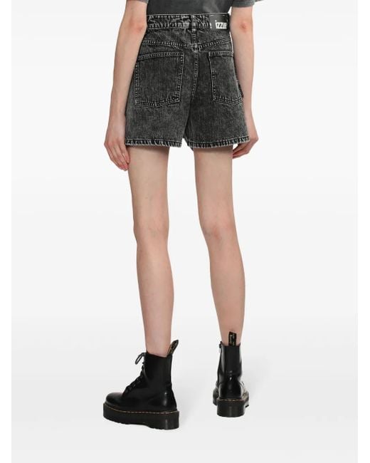 Izzue ロゴパッチ ショートパンツ Gray
