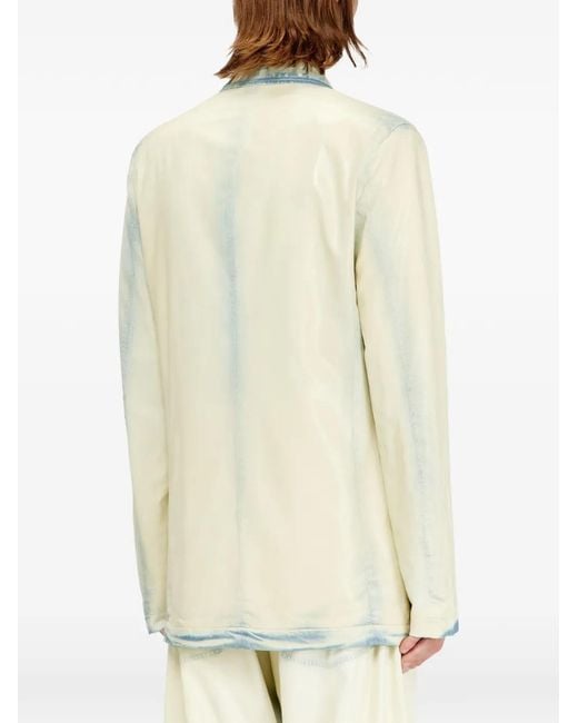 DIESEL White Blazer for men