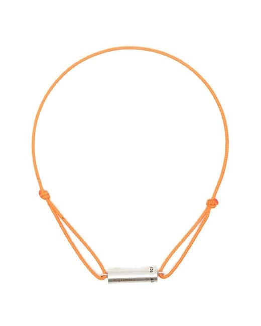Le Gramme White Bracelet 5G En Corde for men
