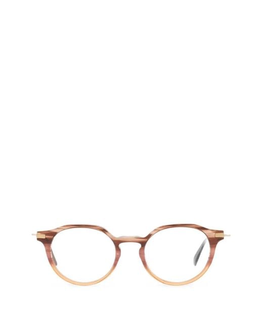 Prada Natural Round-Frame Sunglasses