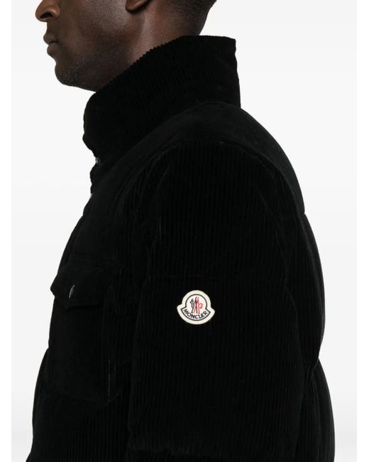 Moncler Black Serrant Padded Jacket for men