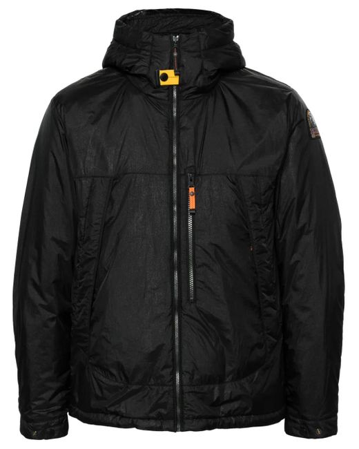 Parajumpers Black Nivek Hooded Jacket for men