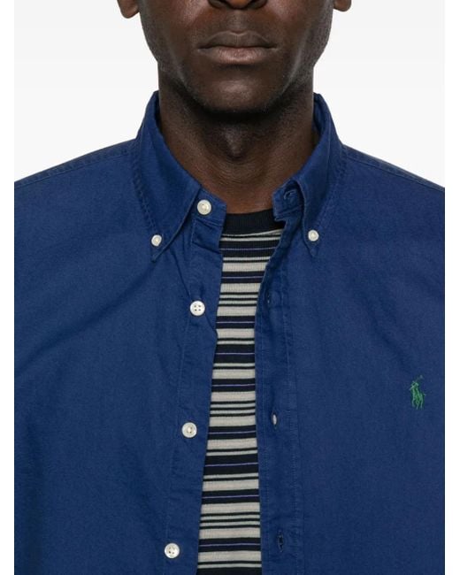 Polo Ralph Lauren Button-Down Overhemd in het Blue voor heren