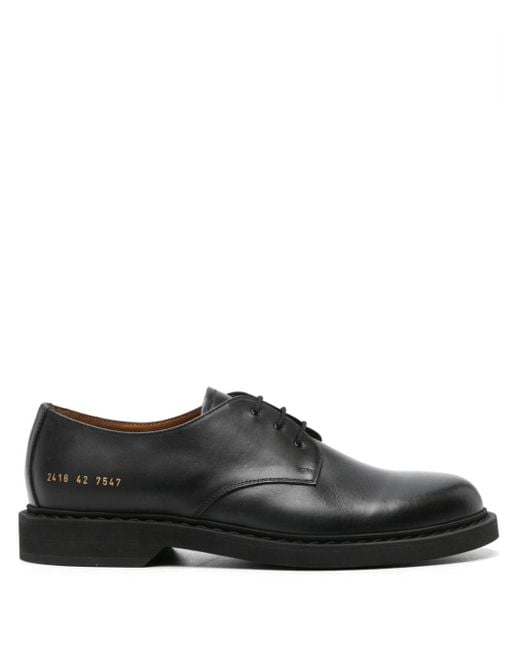 Common Projects Derby-Schuhe mit Stempelnummern in Black für Herren