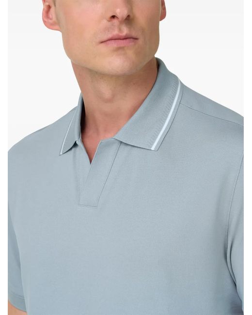 Boggi Blue Short-Sleeves Polo Shirt for men