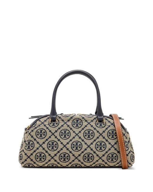 Borsa Mini Con Logo di Tory Burch in Blue