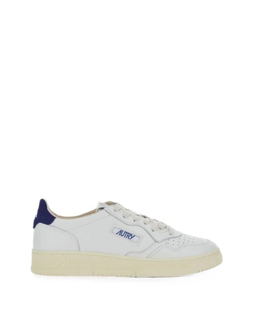 Autry White Medalist Sneakers for men