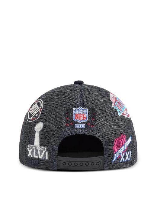Kith Blue Embroidered Baseball Cap for men