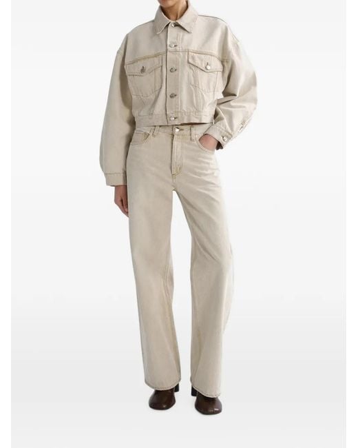 Agolde Natural Arc Straight-Leg Jeans