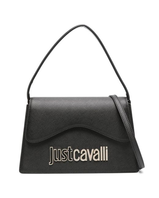 Sac à plaque logo Just Cavalli en coloris Black