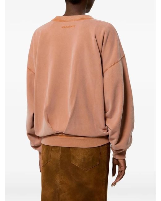 Isabel Marant Orange Sauria Wrap-Front Hoodie