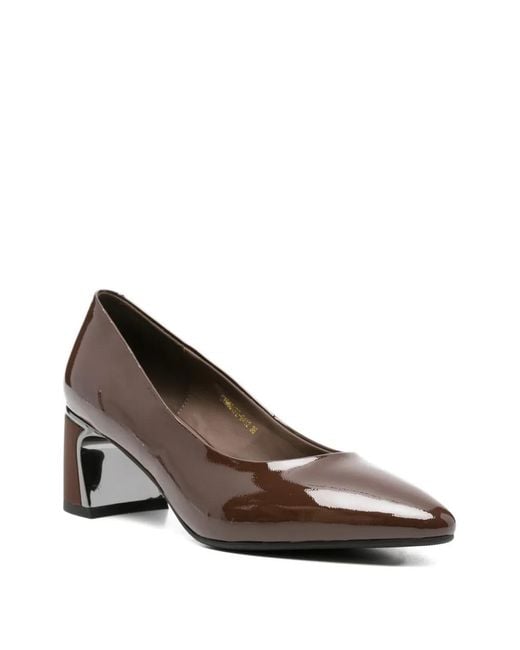 SERGIO MORETTI FIRENZE Brown Pointed Pumps