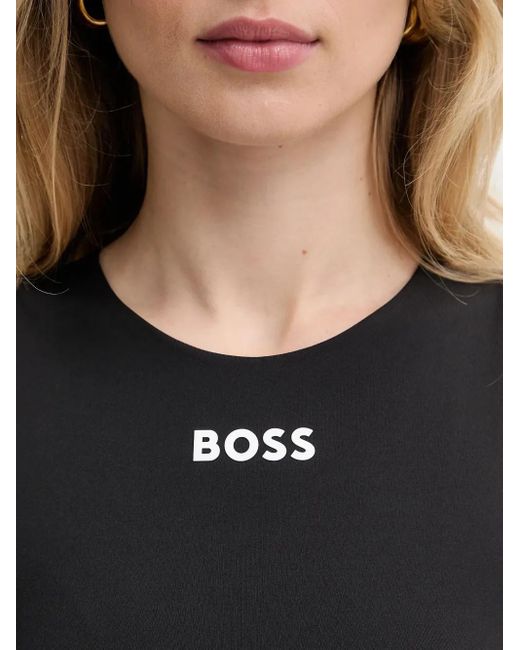 Boss Black Colour-Block Tank Top