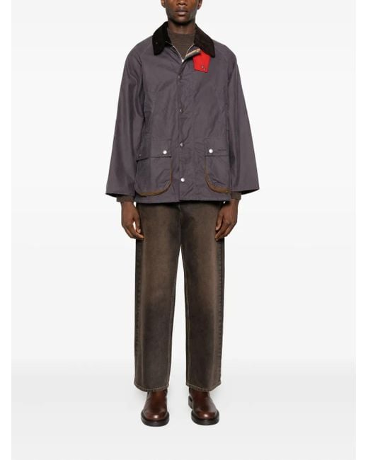 Barbour Purple Pocket Jacket