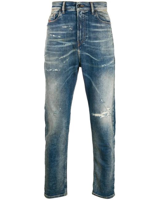 DIESEL Blue D-Vider Jogg Jeans for men