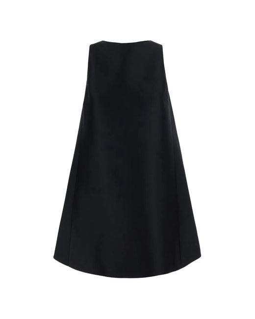 Balenciaga Black A-Line Mini Dress