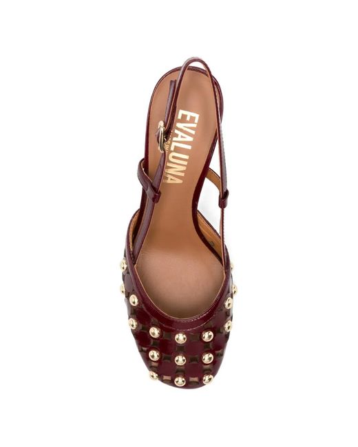 Evaluna Pink Escarpins À Découpe Sur L'Arrière