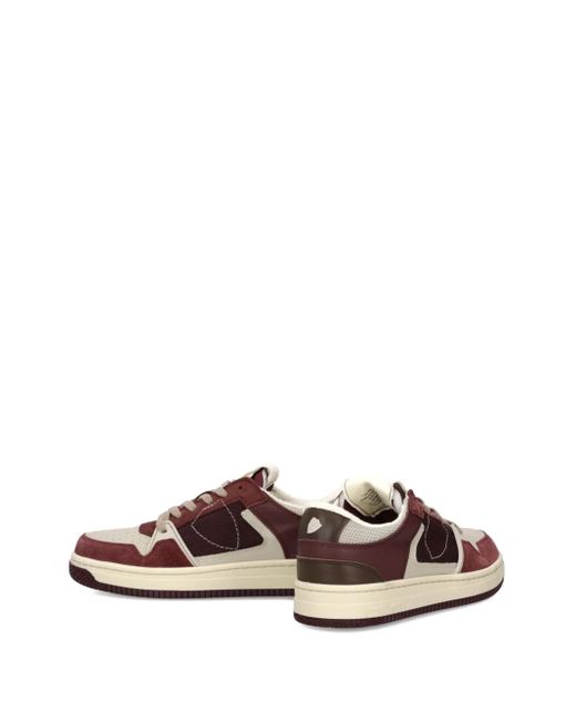 Philippe Model スエードパネル スニーカー Brown