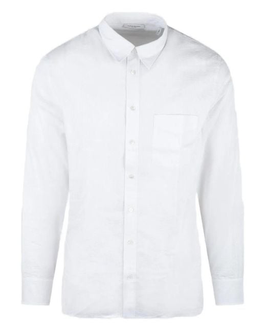 メンズ Paolo Pecora ポケット シャツ White
