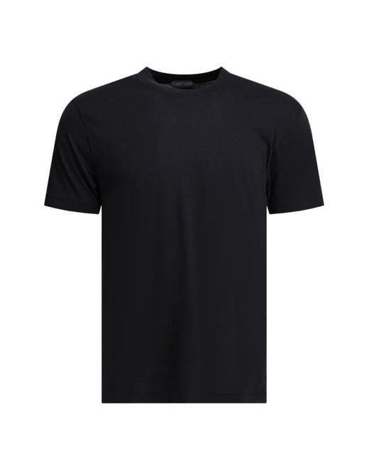 Tom Ford Black Crew-Neck T-Shirt for men
