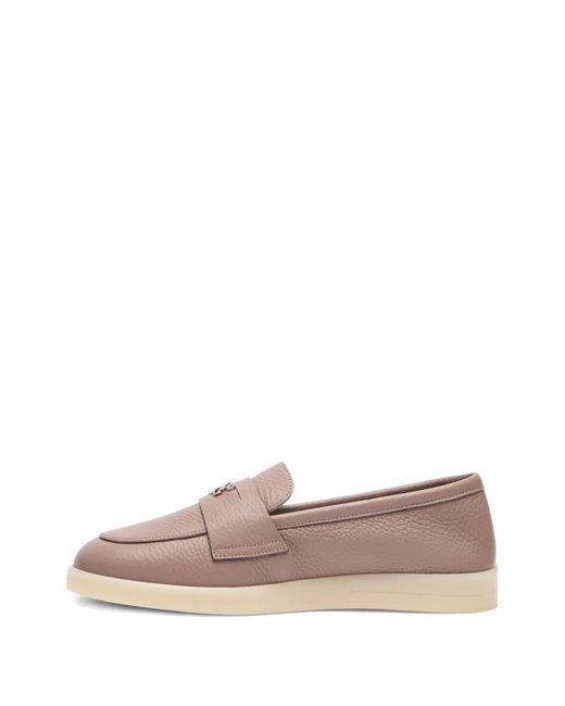 Casadei Brown Passage Loafers