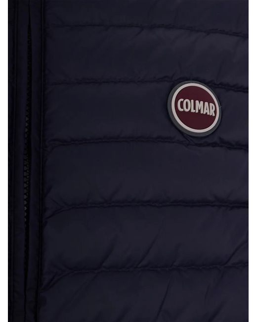 Colmar Blue Logo Patch Gilet for men