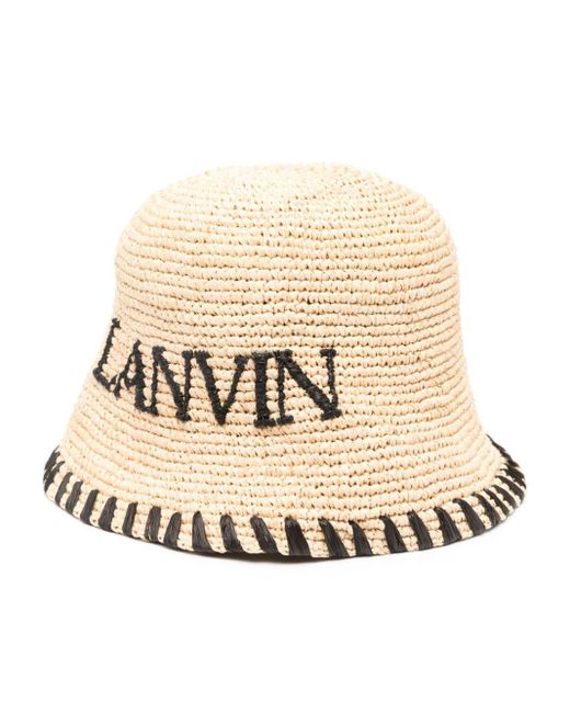 Accessories > hats > hats Lanvin en coloris Natural