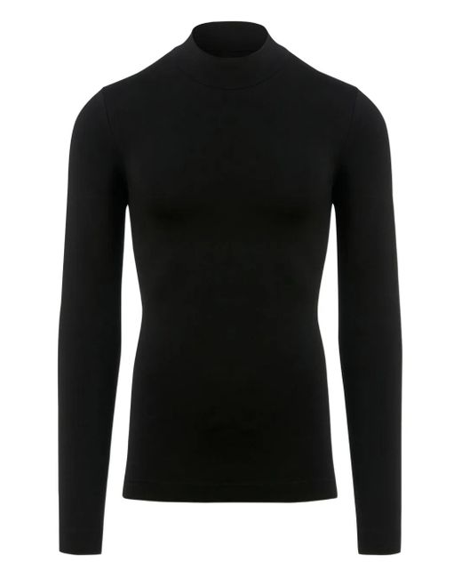 Fusalp Black High-Neck Seamless Vest for men