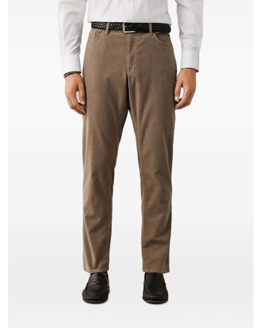 Hackett Trinity Straight Broek in het Natural voor heren