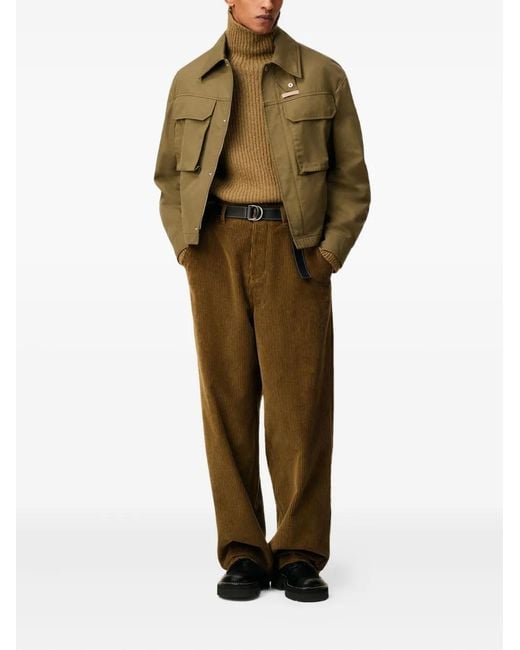 AMI Green Cotton Worker Jacket