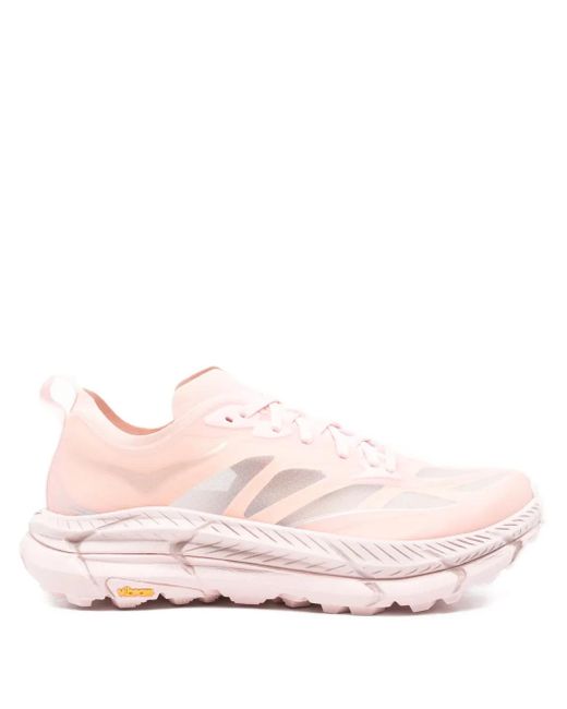 Hoka One One Pink X Vibram Mafate Speed Lite Sneakers
