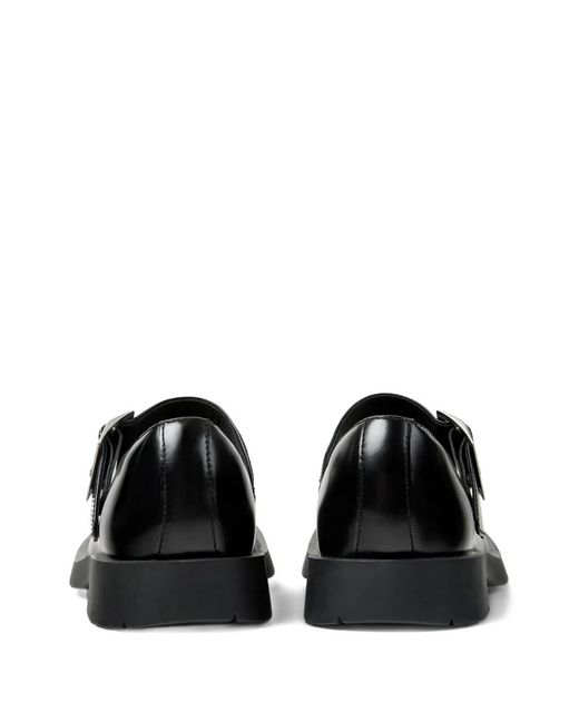 CAMPERLAB Black Buckle Loafers