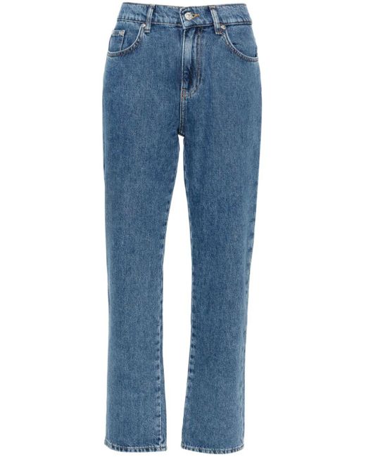 Moschino Jeans Blue Straight-leg Jeans