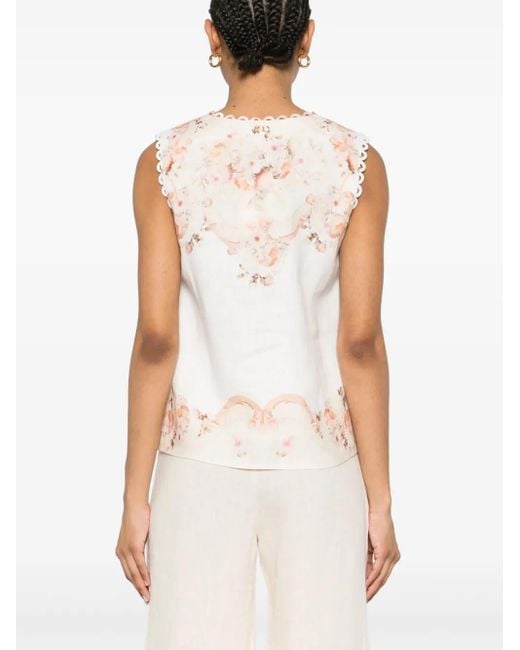Twinset Natural Floral Top