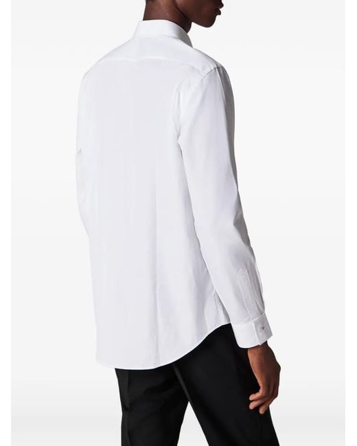 Paul Smith White Cotton Buttoned Shirt for men
