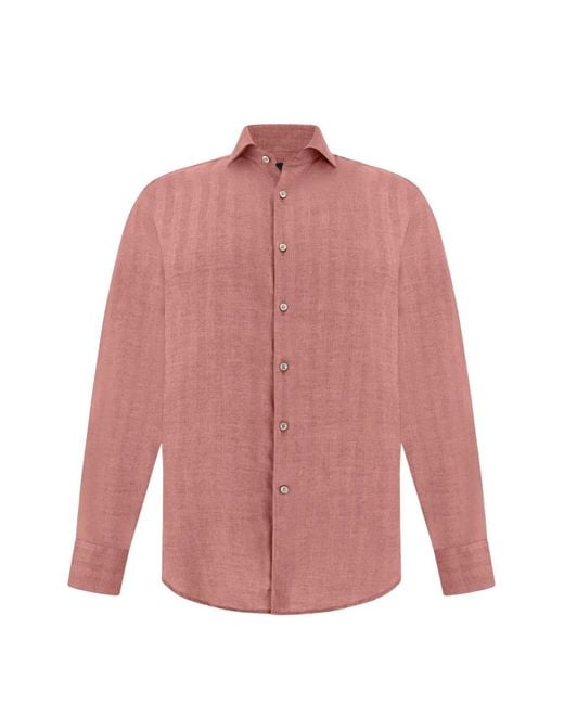 Paul & Shark Pink X-Soft Shirt for men