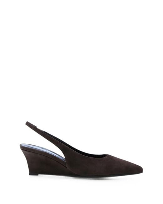 Notabene Black Elba 50 Wedge Sandals