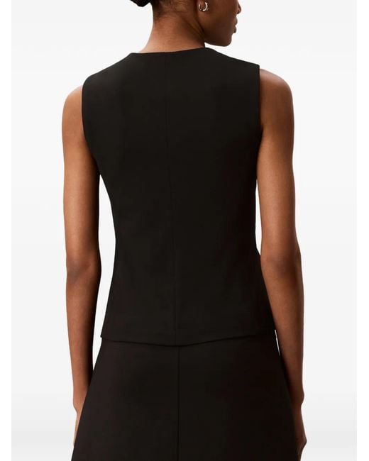 Calvin Klein Black Veston À Boutonnière