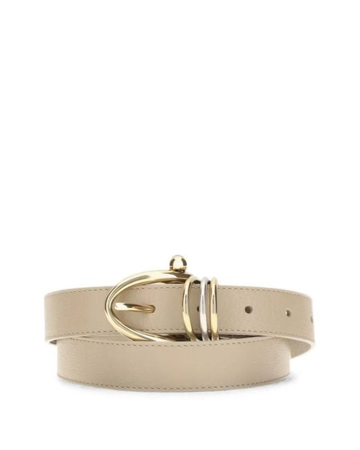 Chloé White Klassischer Gürtel