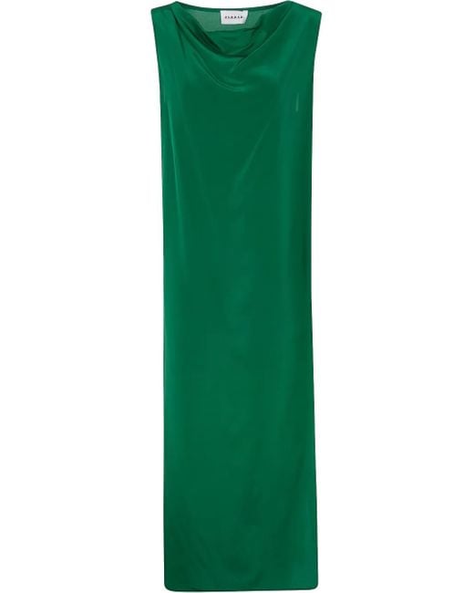 Vestido tubo con cuello drapeado P.A.R.O.S.H. de color Green