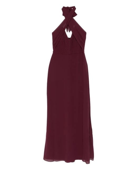 Abito Con Design Attorcigliato di Patrizia Pepe in Purple