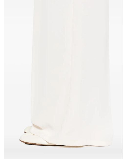 Pantalones con cinturilla elástica Patrizia Pepe de color White