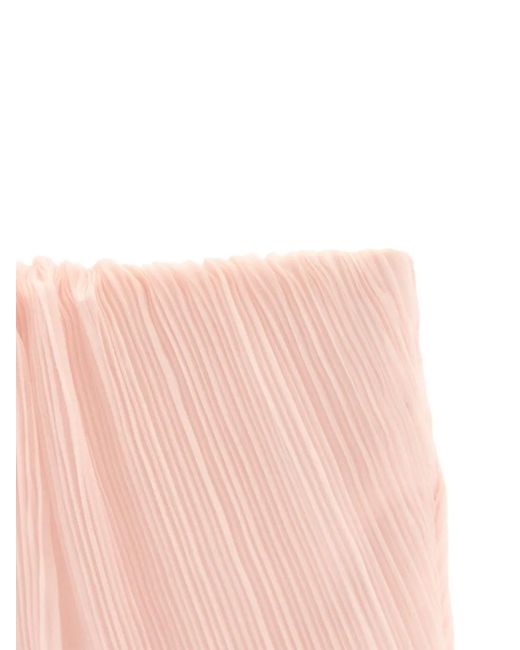 Loeffler Randall Pink Pochette Brit À Design Plissé