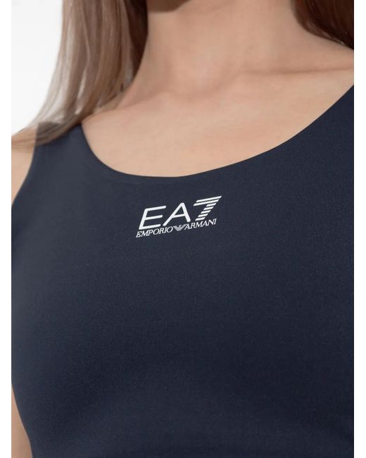 EA7 Blue Short Training Top