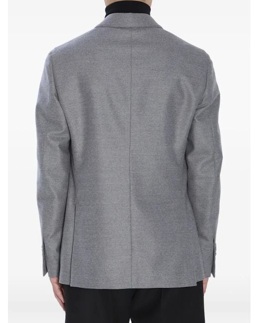 メンズ Lardini ダブルジャケット Gray