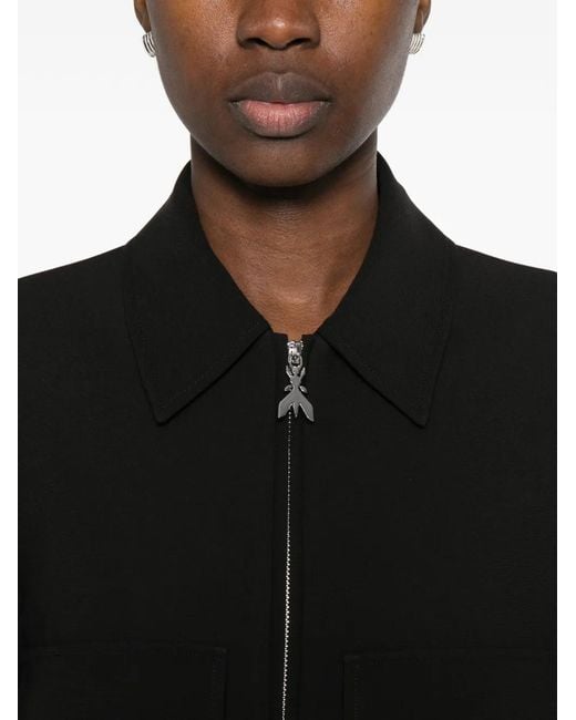 Patrizia Pepe Black Zip Pocket Jacket