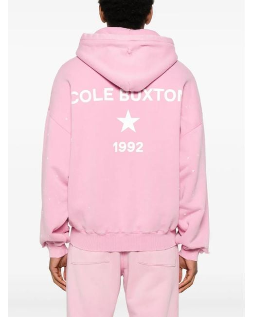 Felpa Con Cappuccio 1992 di Cole Buxton in Pink da Uomo