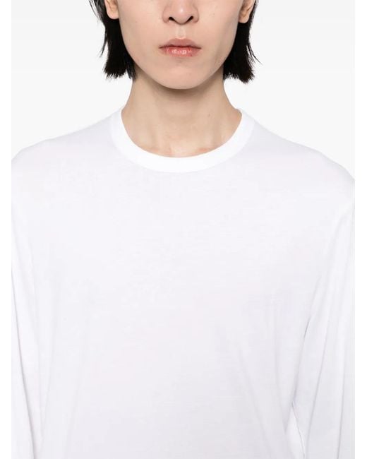 James Perse White Lotus T-Shirt for men